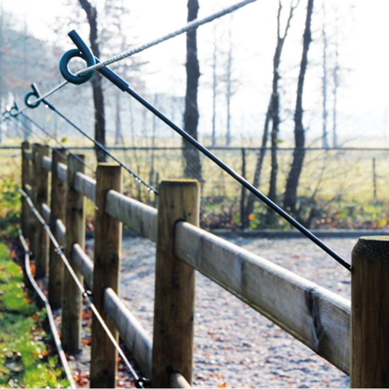 Krulstaart afstandisolator agrodieren - 162-80126-KOL