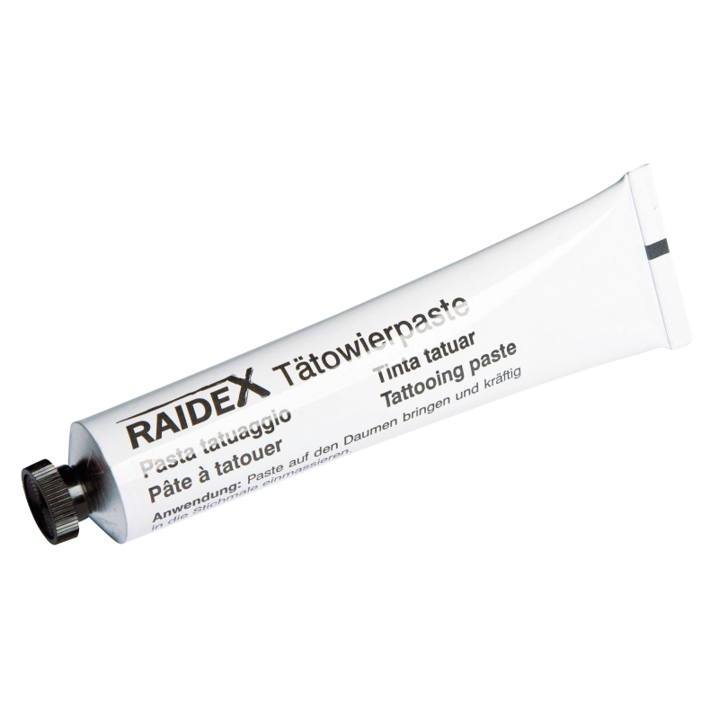 P&acirc;te &agrave; tatouer noire 60g  Raidex - 1915