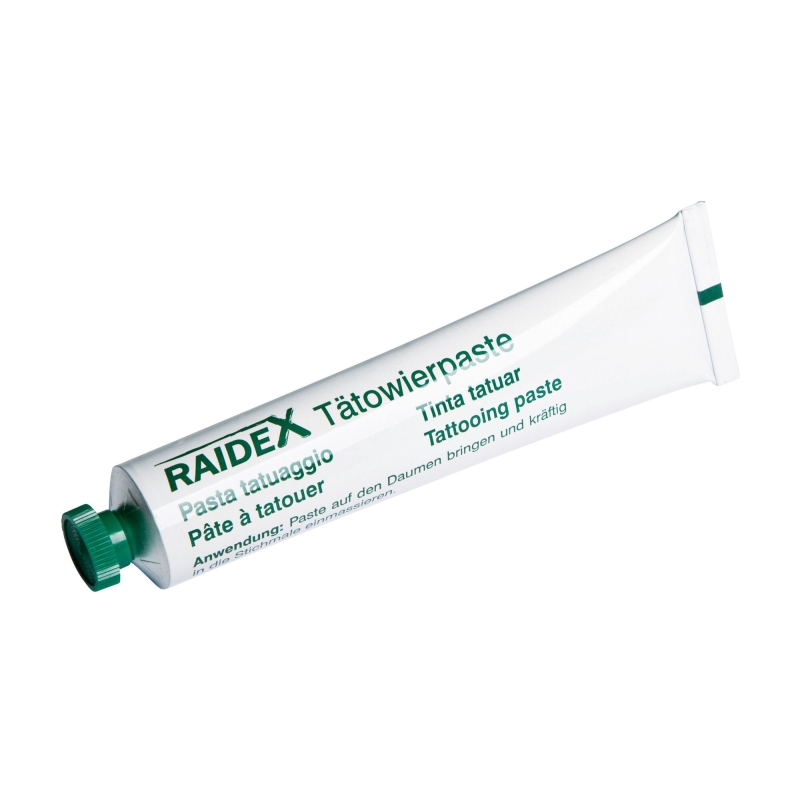 Tatoe&euml;erverf groen, tube 60g orig.Raidex - 19150