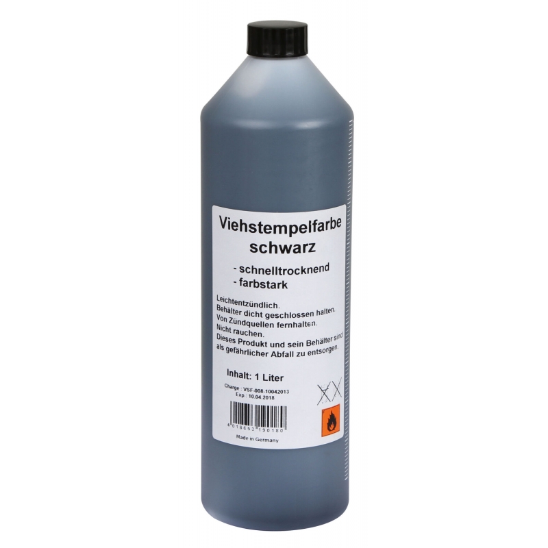 Encre &agrave; marquer noir 1l - 1918