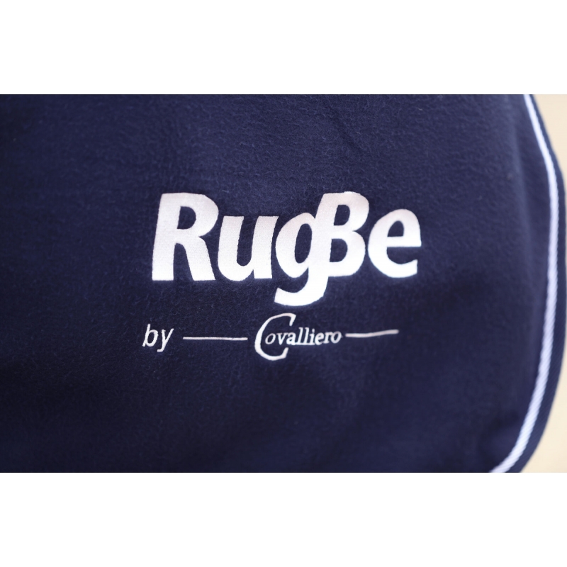 RugBe fleecedeken Classic 125 - zwartblauw, seringen rand - 3297768