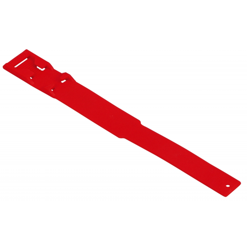 Bracelet plastique rouge - 20111