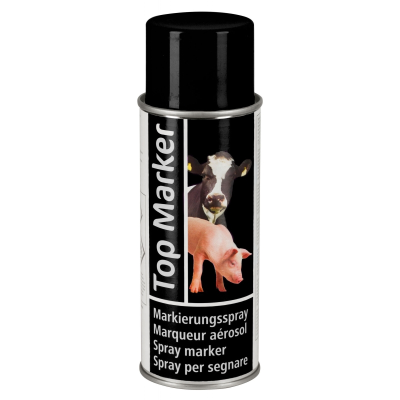 Veemerkspray 500 ml, zwart, Top Marker - 20177
