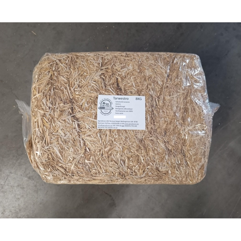 la paille de blé hachée agrodieren - TARWESTROGEHAK-8KG-LOS