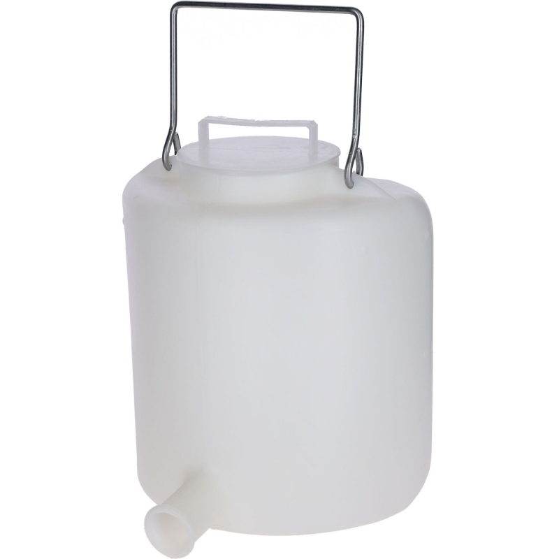 14930 - Biberon veau plastique 6l couvercle et anse m&eacute;tal - KERBL - Agrodieren.be - 14930