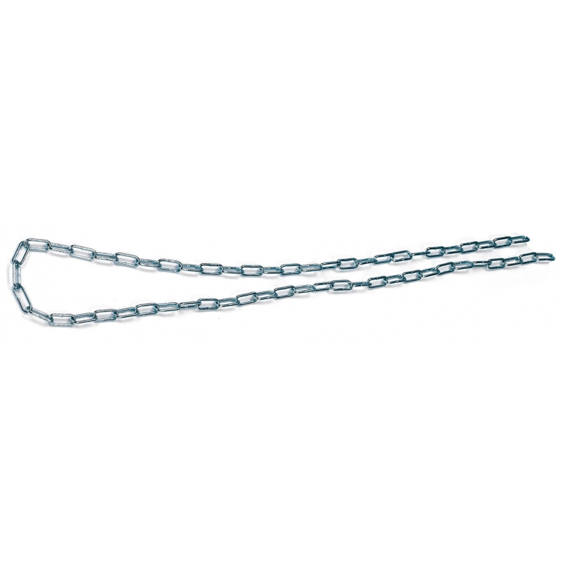 Ketting/meter verz. recht 4mm - 12148