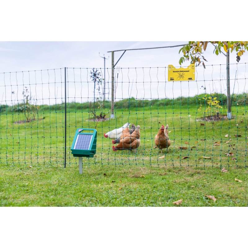 292420 - Pluimveenet Premium, groen,50m 106 cm, dubbele pen, elektrif. - KERBL - Agrodieren.be - 292420