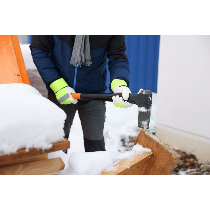 297948 - Winterhandschoen neon geitenleer, maat 10/XL - KERBL - Agrodieren.be - 297948