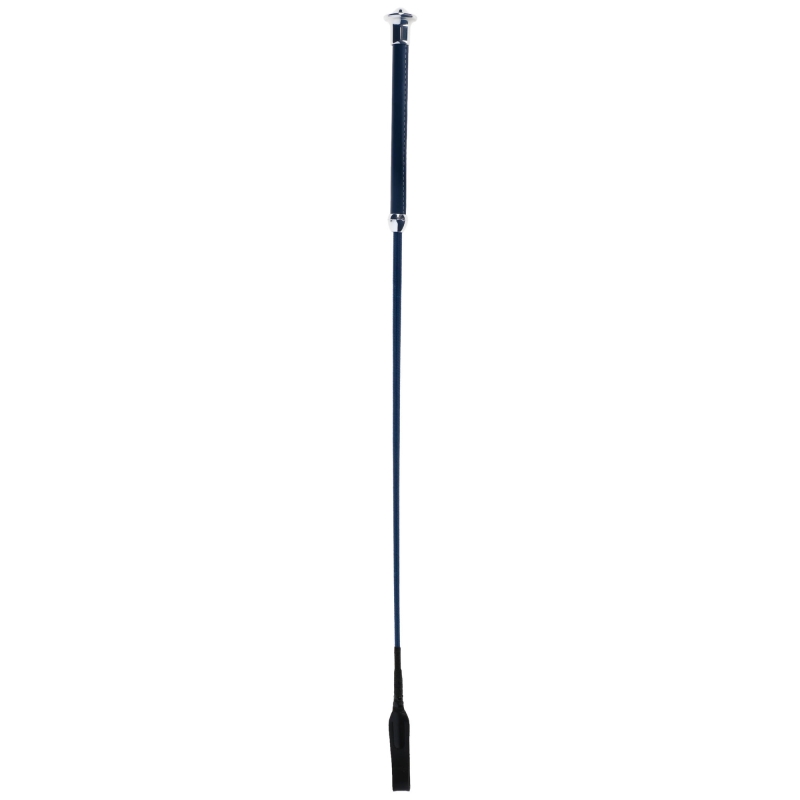 3226284 - Springzweep navy 65cm, met kunstleren handvat en mepper - KERBL - Agrodieren.be - 3226284