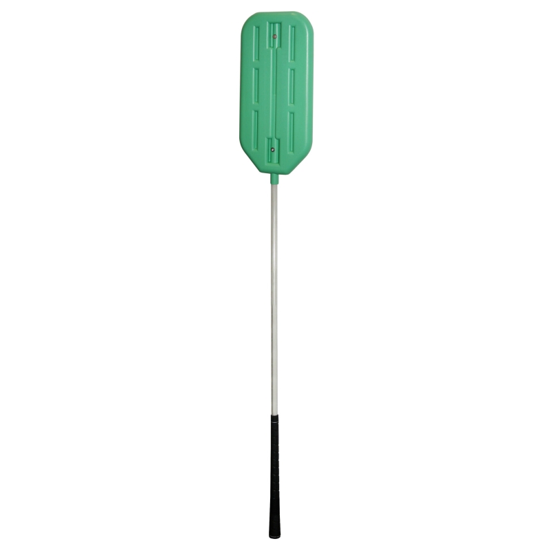 Varkensdrijfpagaai groen,107cm incl. steel van glasvezel - 221460