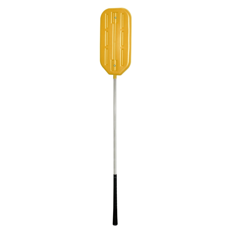 Varkensdrijfpagaai geel, 107cm incl. steel van glasvezel - 221462