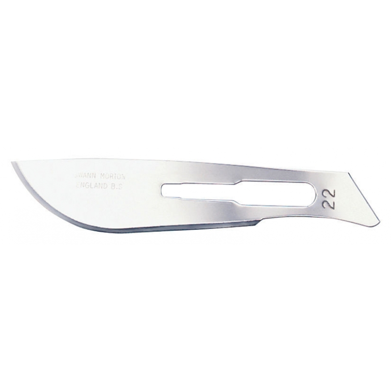 Lame de bistouri n&deg;22 vrac  pour bistouris 2215 et 22150 - 2216