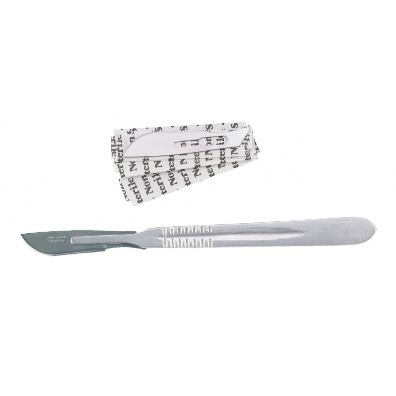 Scalpellemmetten - set (5x lemmetten 2216 + 1x greep) - 22160