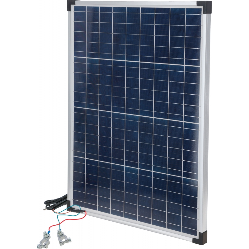 70602 - Kit sol. 55 W av. r&eacute;g. charge 12&nbsp;V CC - KERBL - Agrodieren.be - 70602