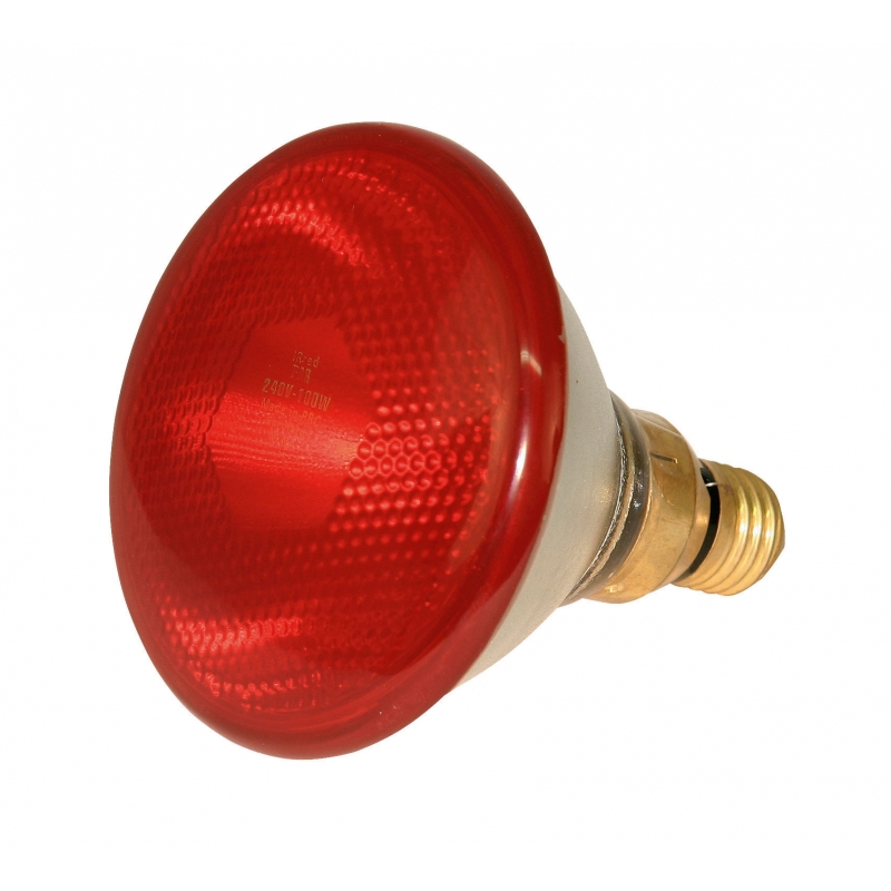 Spaarlamp PAR38 100W rood - 22246