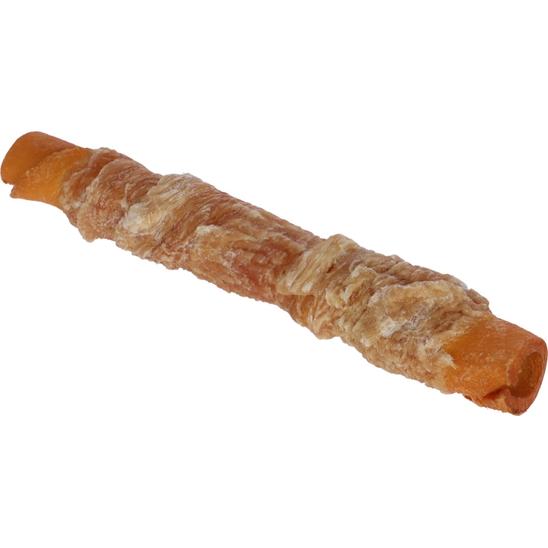 86310 - Rouleau de peau de b&oelig;uf, ac du poulet, 12cm 30g ds pr&eacute;s. - KERBL - Agrodieren.be - 86310