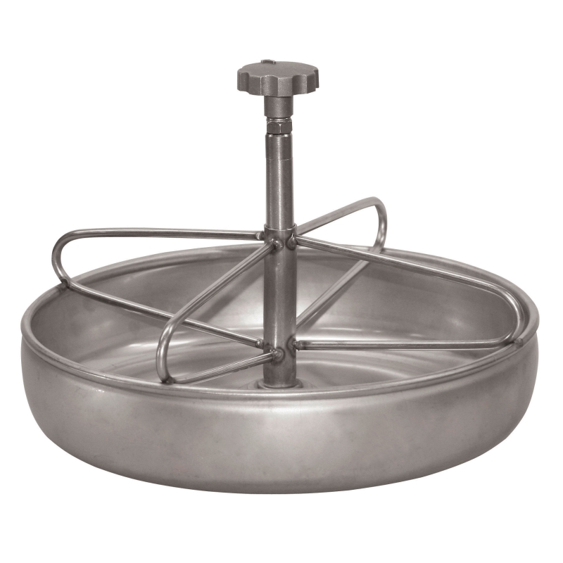 Mangeoire inox pour porcelet  2L - 222854