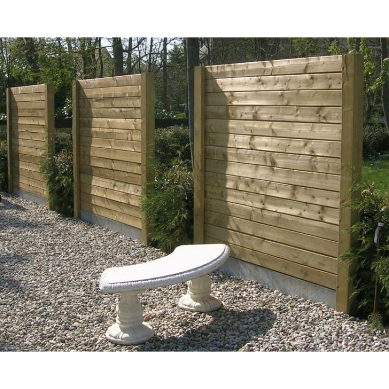 Tuinscherm in hout - losse latten - zelf samen te stellen Agrodieren - HSCH-OPBOUW-BO-180-35X130