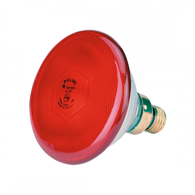 Spaarlamp "Philips" 100W, rood - 22302
