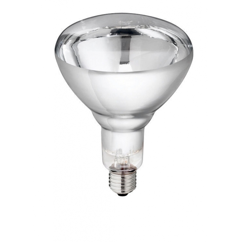 Lampe IR Philips 250W 240v blanche,verre renforcé - 22316
