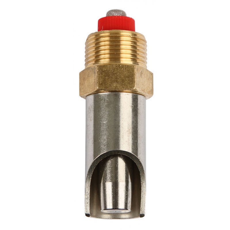 Bijtnippel v. zeugen 3/4" 71mm 3/4" aansl. messing-rvs - 2236