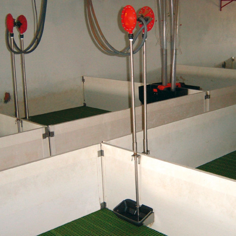 Water-Level met rvs buis en kieptrog met beslag - 22880
