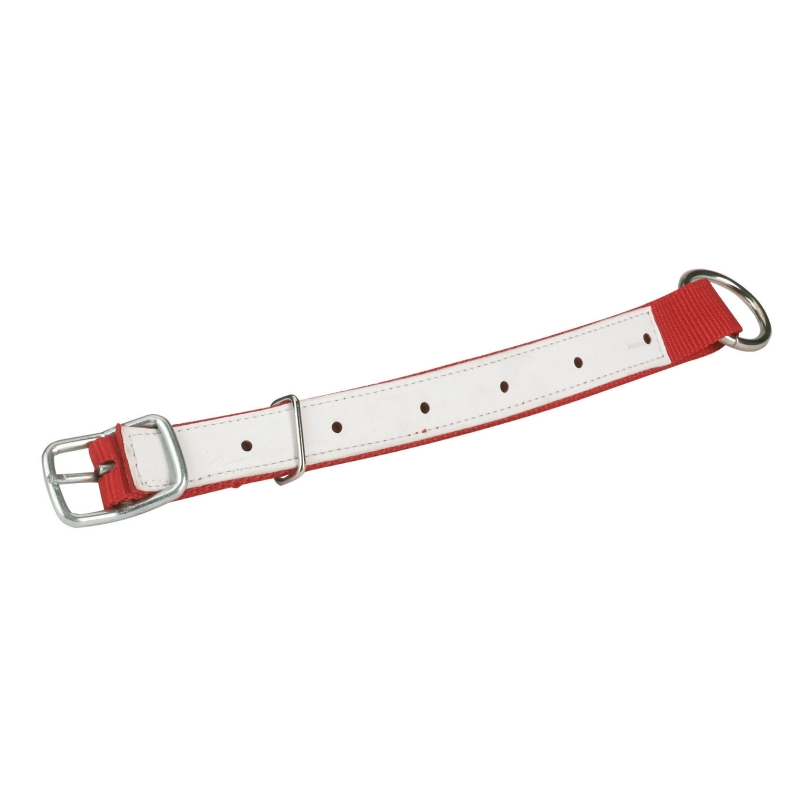 Halsband v. schapen, nyl. 60cm - rood - - 27188