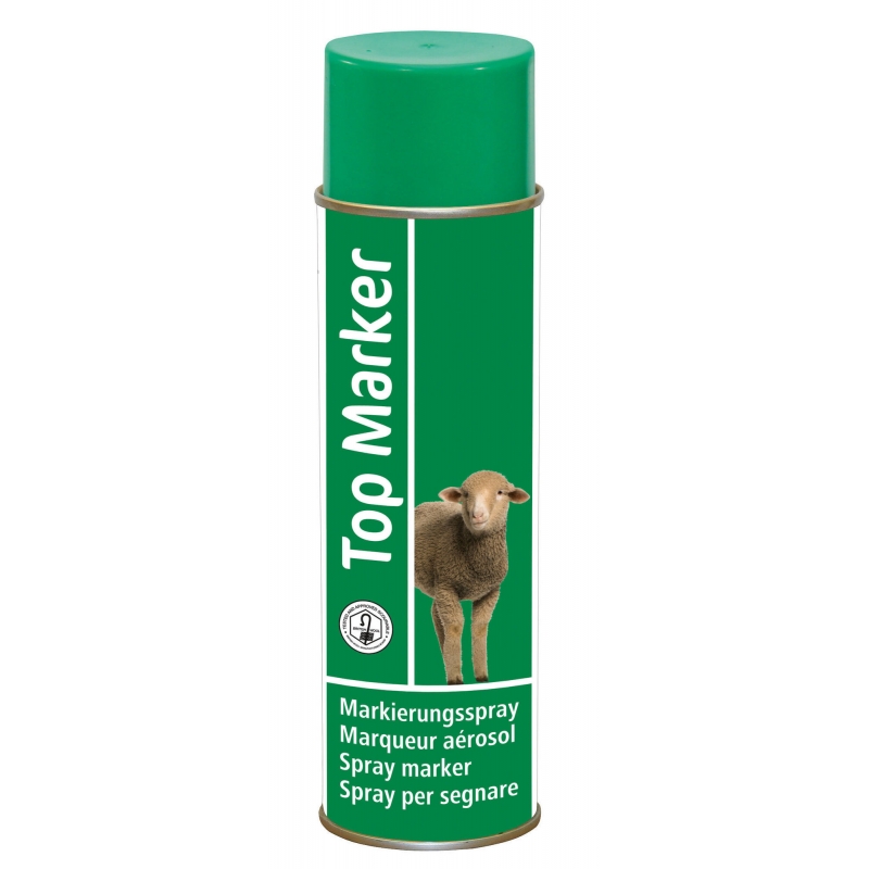 Spray de marquage ovins vert TopMarker, 500ml - 27456