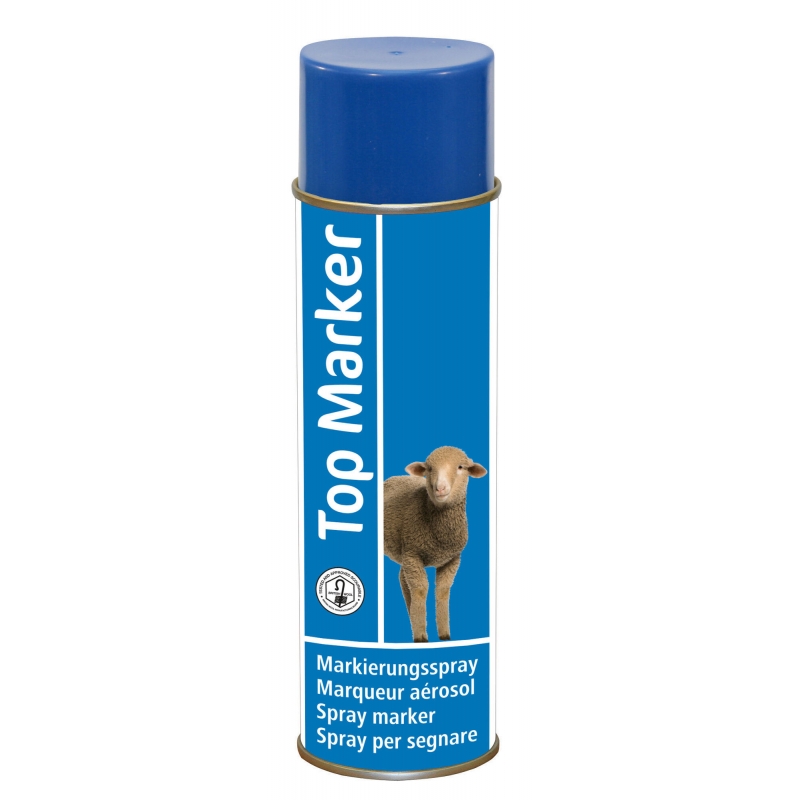Markeerspray v. schapen blauw, TopMarker, 500ml - 27457