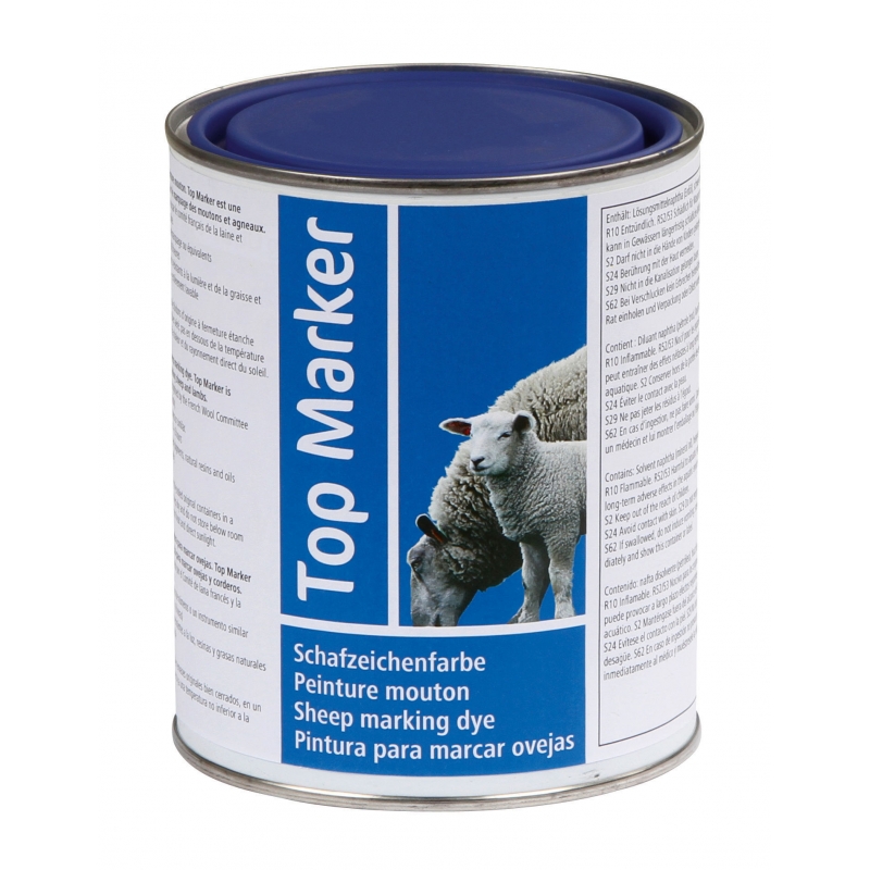 Schapenkenmerkverf 1 kg blauw - 27461
