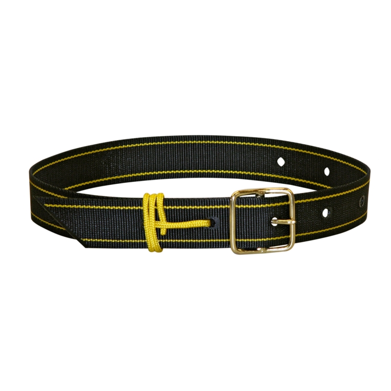 sangle pour cloche 1oeillet 30x850mm, noir-jaune - 27553