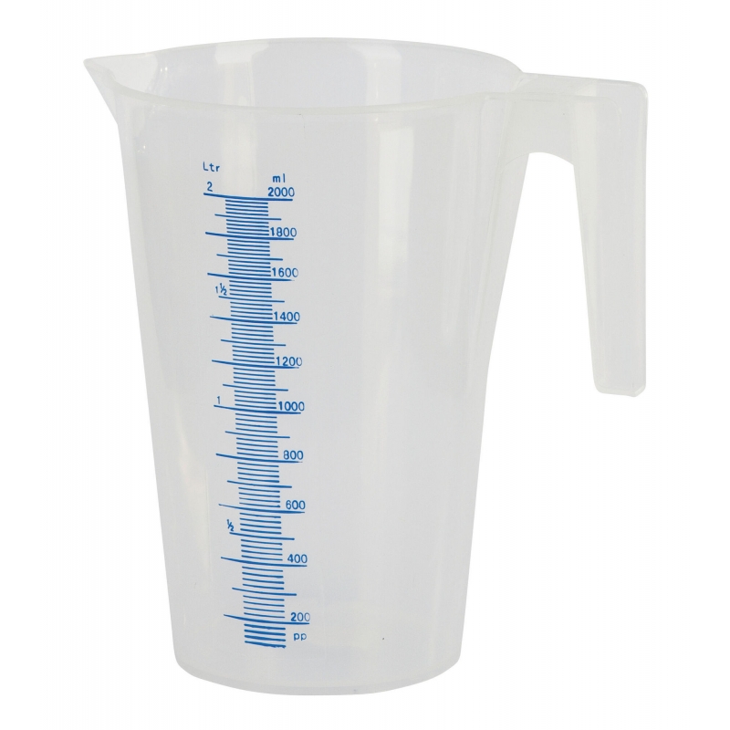 Mesureur 2 l plastique gradu&eacute; - 291196