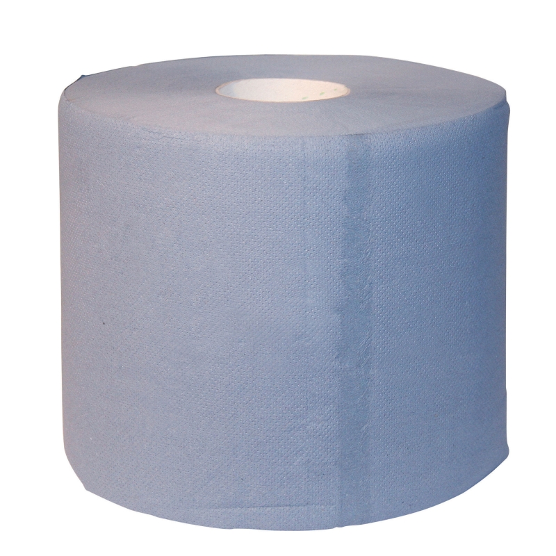 Reinigingsrol blauw, 2-laags, 22x38cm, 2x1000 vel - 29560