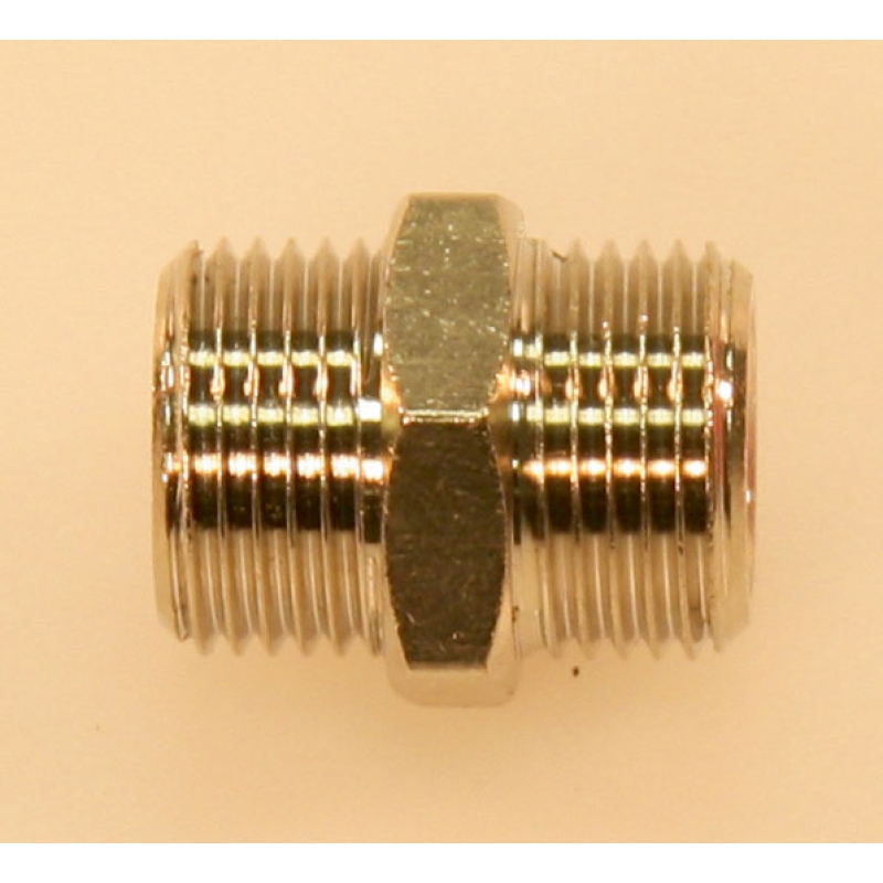 Dubbele nippel 3/8" voor 296000+296100 - 296010