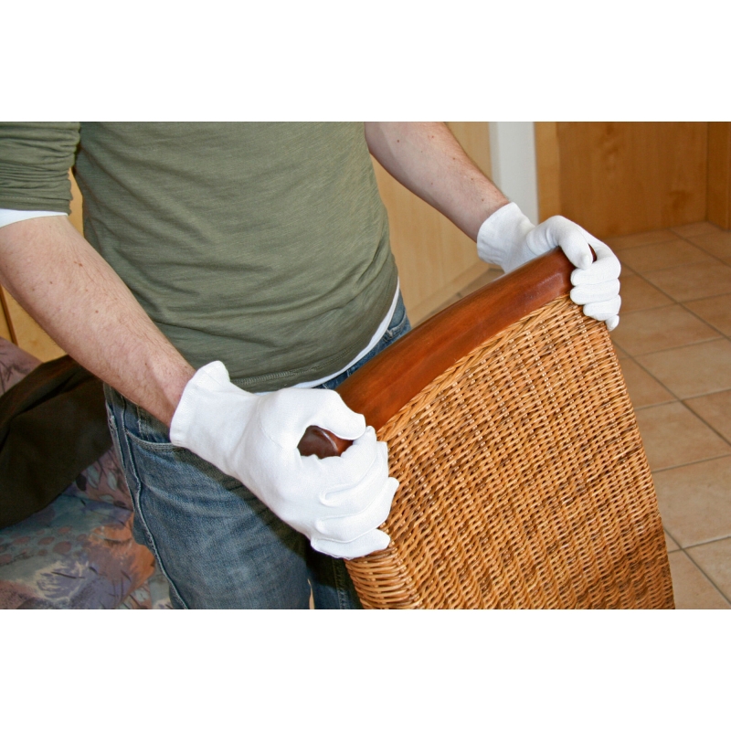 Gant en coton tricot&eacute; Dermatex T.10 - 29727-6