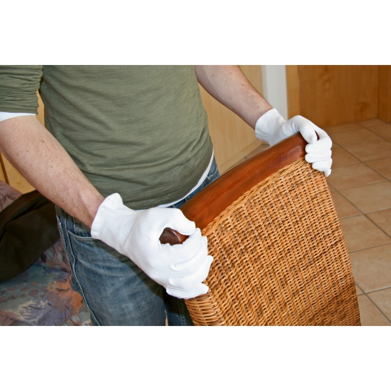 Katoenen handschoen Dermatex, 6-pak, gebleekt, maat 12 - 297496-6