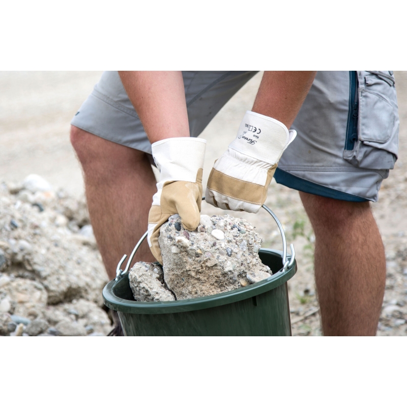 Werkhandschoen Rico microvezel, bruin, maat 8/M - 297712