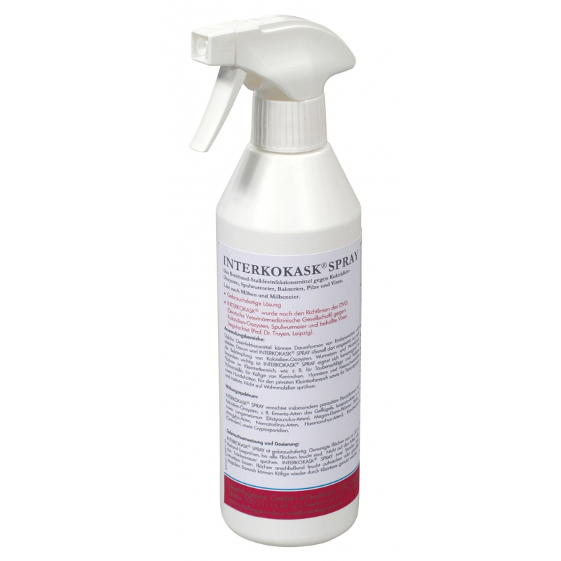 Interkokask desinfecteerspray - voor kooien, 500ml - 299698