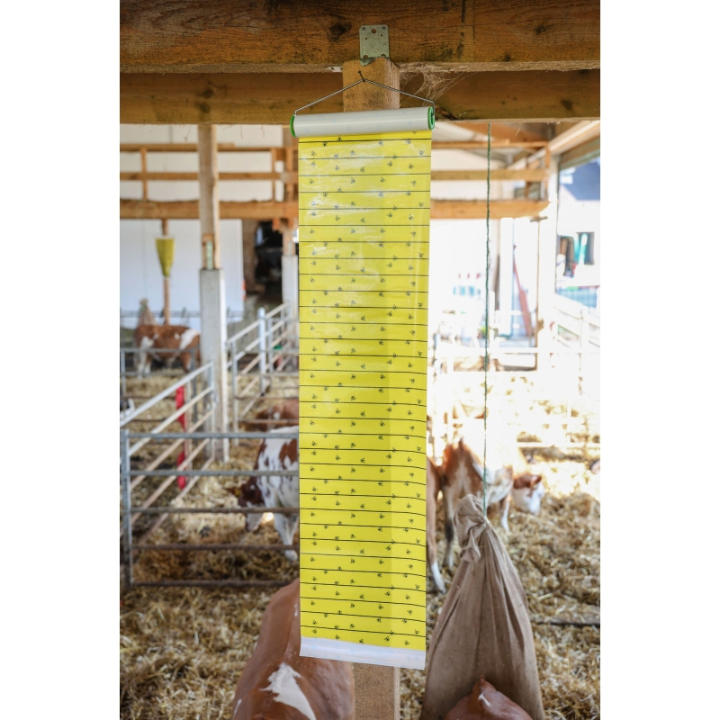 Rouleau attrape-mouches 7mX30cm - 29978
