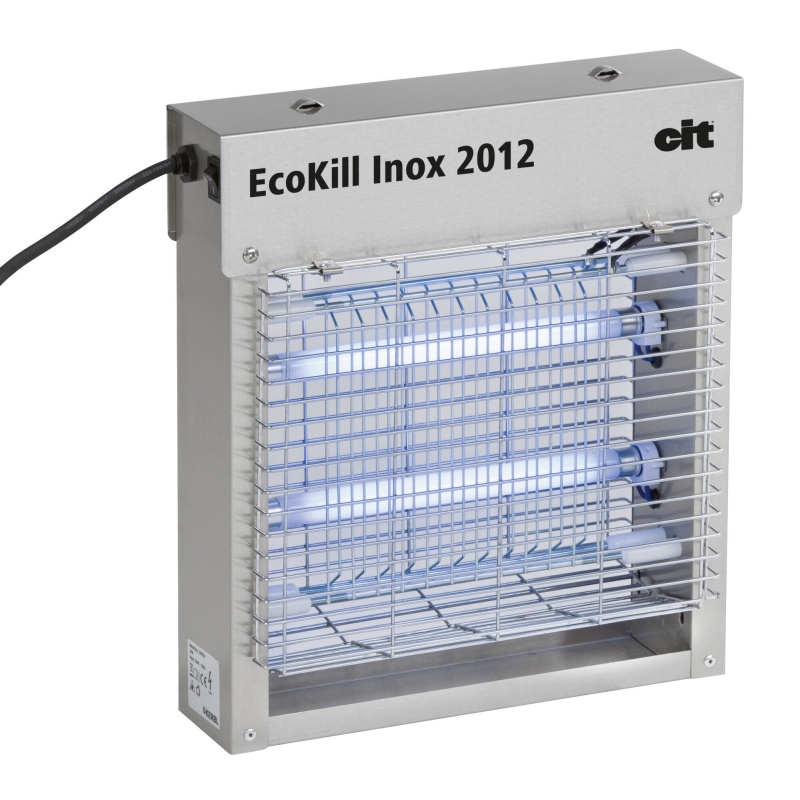 Tue-mouche électrique inox ECOKILL 2012, 2X6W, bleu - 299930