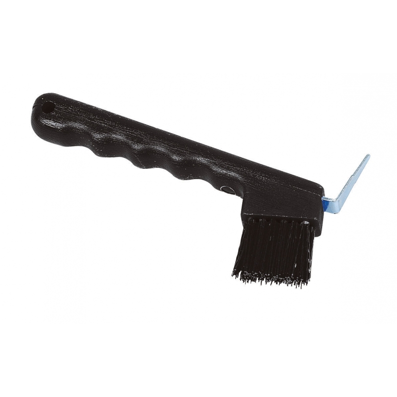 Cure-pied avec brosse noir - 321149