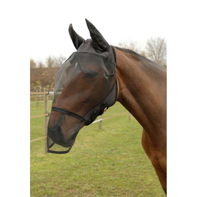 Vliegenmasker pony, incl. - neusrug- en oorbescherming - 321273