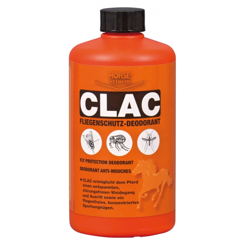 CLAC bescherming tegen vliegen - deo-lotion dir. gebruik 500ml - 321515
