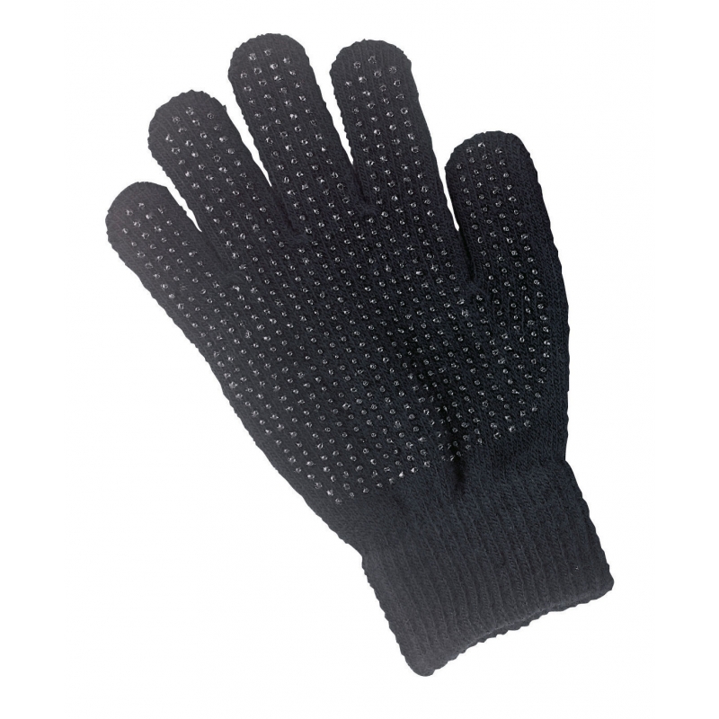 Paardrijhandschoenen Magic Grippy, kinderen, zwart - 321600