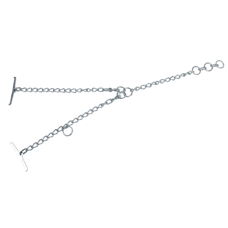 Cha&icirc;ne tyrolienne pour vache zingu&eacute;e 5mm - 12748