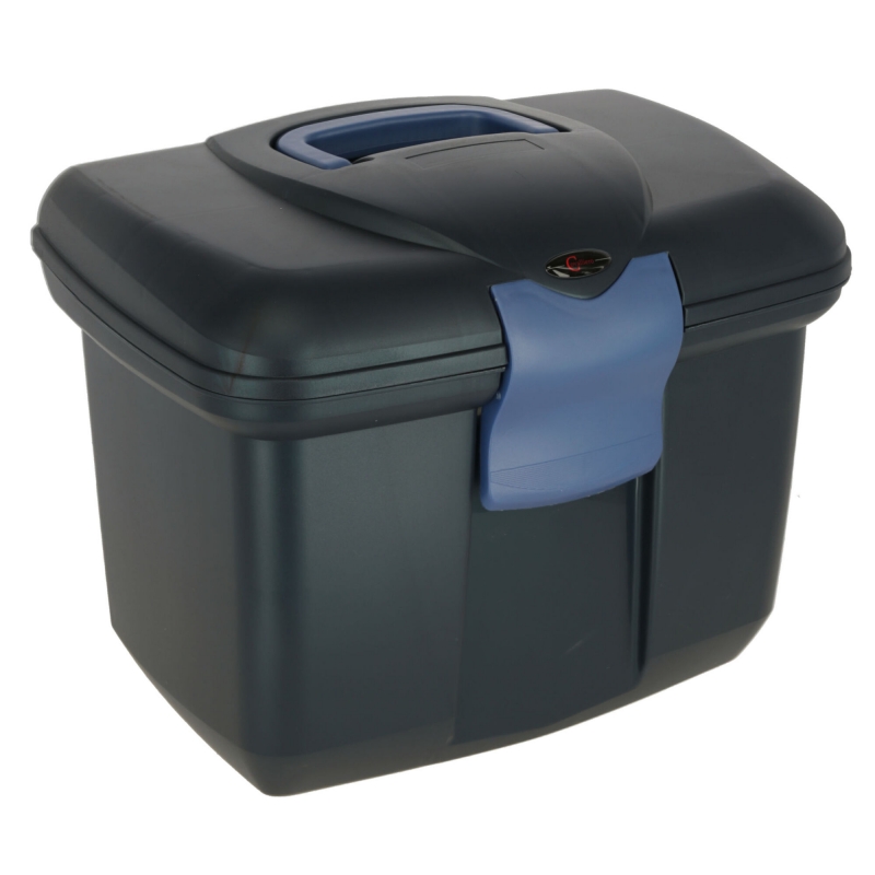 Coffre de pansage Roma bleu nuit - 321770
