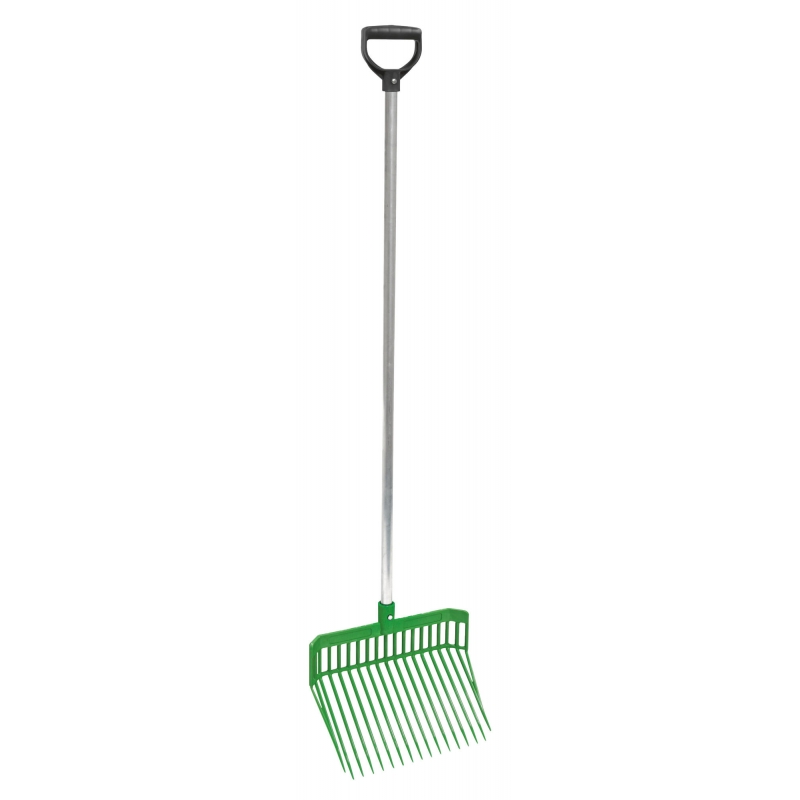 Fourche à copeaux Premium avec manche 323477, verte - 323478