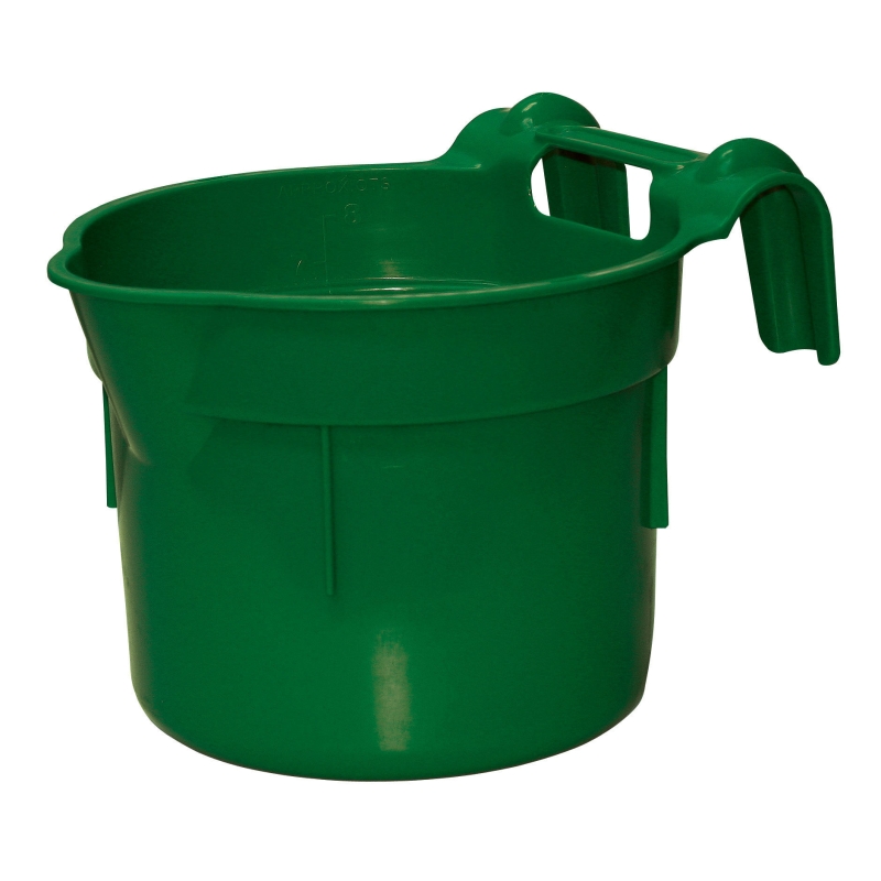 Mangeoire plastique HangOn &agrave; suspendre, 8l, verte - 323481