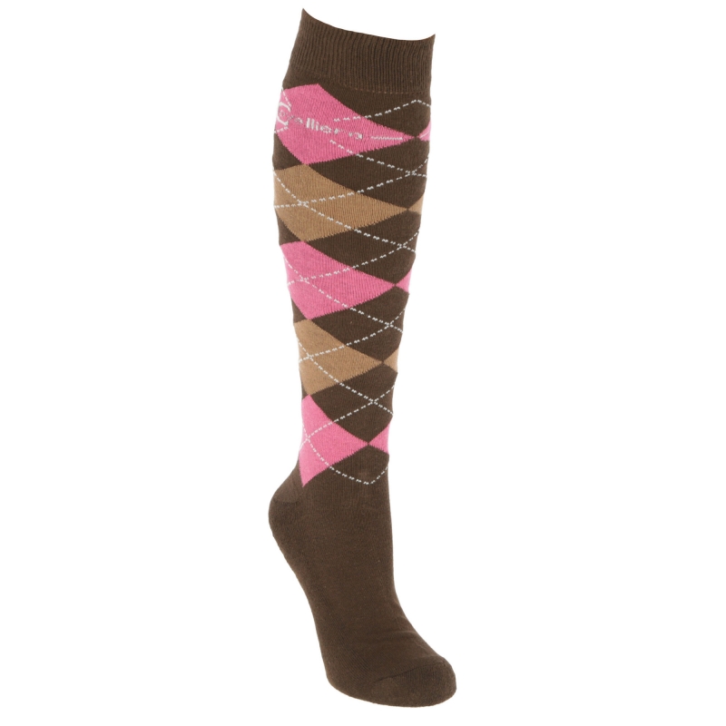 Chaussettes Brescia wood-dark-rose, T.34-36 - 325315