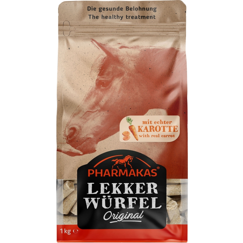 Friandises pour chevaux 1kg, carotte - 32579